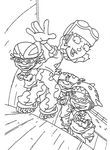 coloriage gratuit enfant Rocket Power