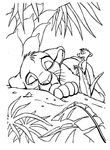 coloriage gratuit enfant Roi Lion