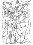 coloriage gratuit enfant Rox Et Rouky