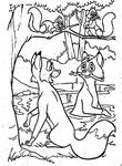 coloriage gratuit Rox Et Rouky
