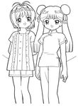 coloriage gratuit enfant Sakura