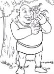 coloriage gratuit Shrek 2