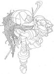 coloriage gratuit Sonic