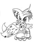 dessin gratuit Sonic