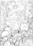 coloriage gratuit Sonic