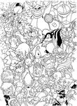 coloriage gratuit Sonic