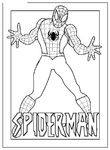 coloriage gratuit Spiderman