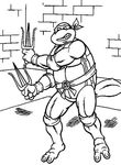 coloriage gratuit Torturesninja