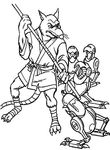 coloriage gratuit enfant Torturesninja