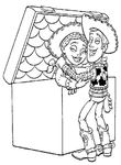 coloriage gratuit enfant Toys Story