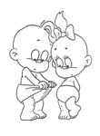 coloriage gratuit Winni Windel
