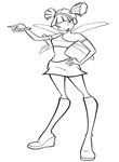 coloriage gratuit Winx