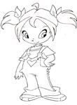 coloriage gratuit enfant Winx