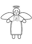 coloriage gratuit Anges