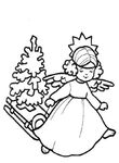 coloriage gratuit enfant Anges