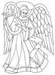 coloriage gratuit Anges