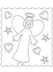 coloriage gratuit Anges