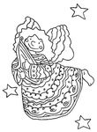 coloriage gratuit enfant Anges
