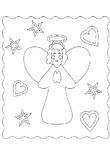 coloriage gratuit enfant Anges
