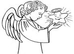dessin gratuit Anges