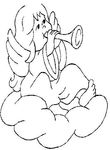 coloriage gratuit enfant Anges
