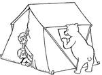 dessin gratuit Camping