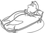 coloriage gratuit Camping
