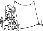 coloriage gratuit enfant Camping