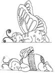 coloriage gratuit Elfes