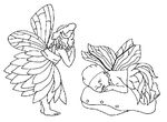 dessin gratuit Elfes