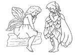 dessin gratuit Elfes