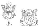 coloriage gratuit enfant Elfes