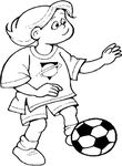 coloriage gratuit Football