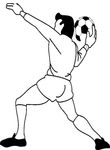 coloriage gratuit Football