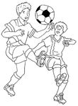 coloriage gratuit enfant Football