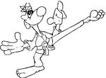coloriage gratuit enfant Judo