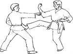 dessin gratuit Judo