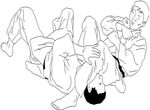 coloriage gratuit enfant Judo