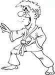 dessin gratuit Judo