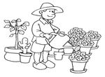 coloriage gratuit enfant Metiers