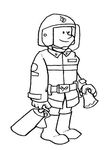 coloriage gratuit enfant Metiers