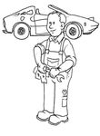 coloriage gratuit Metiers