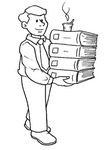 coloriage gratuit enfant Metiers