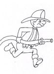 dessin gratuit Pompiers
