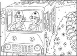 dessin gratuit Pompiers