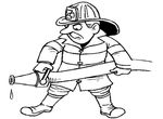 dessin gratuit Pompiers