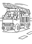 coloriage gratuit Pompiers