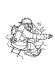 coloriage gratuit enfant Pompiers