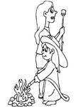 coloriage gratuit enfant Pompiers