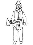 dessin gratuit Pompiers
